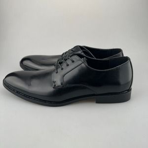 Calvin Klein Dress Shoes Size 10 US Black 'Maxler' cmaxler-M Faux Leather NWD